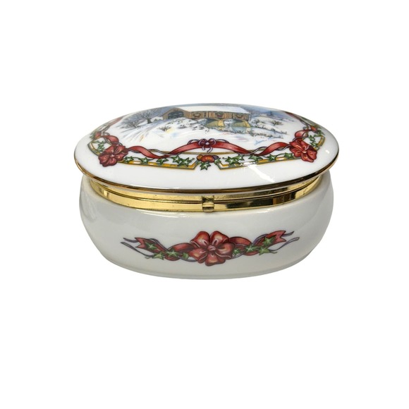 HERITAGE HOUSE 1991 Melodies of Christmas O‎ Come All Ye Faithful MUSIC BOX - Picture 1 of 9